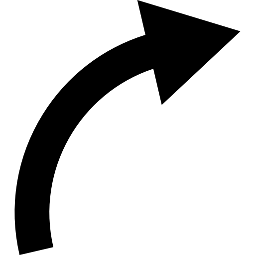 Up right arrow